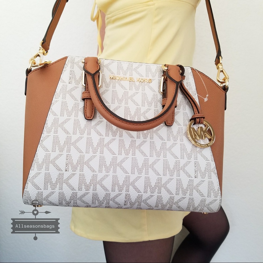 NWT Michael KORS Ciara Medium Messenger Satchel - Picture 6 of 8